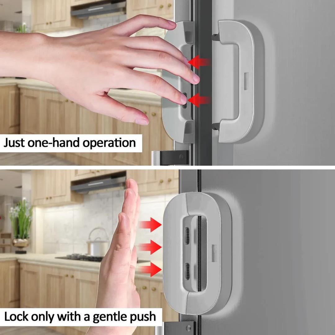Refrigerator Lock for Child Safety